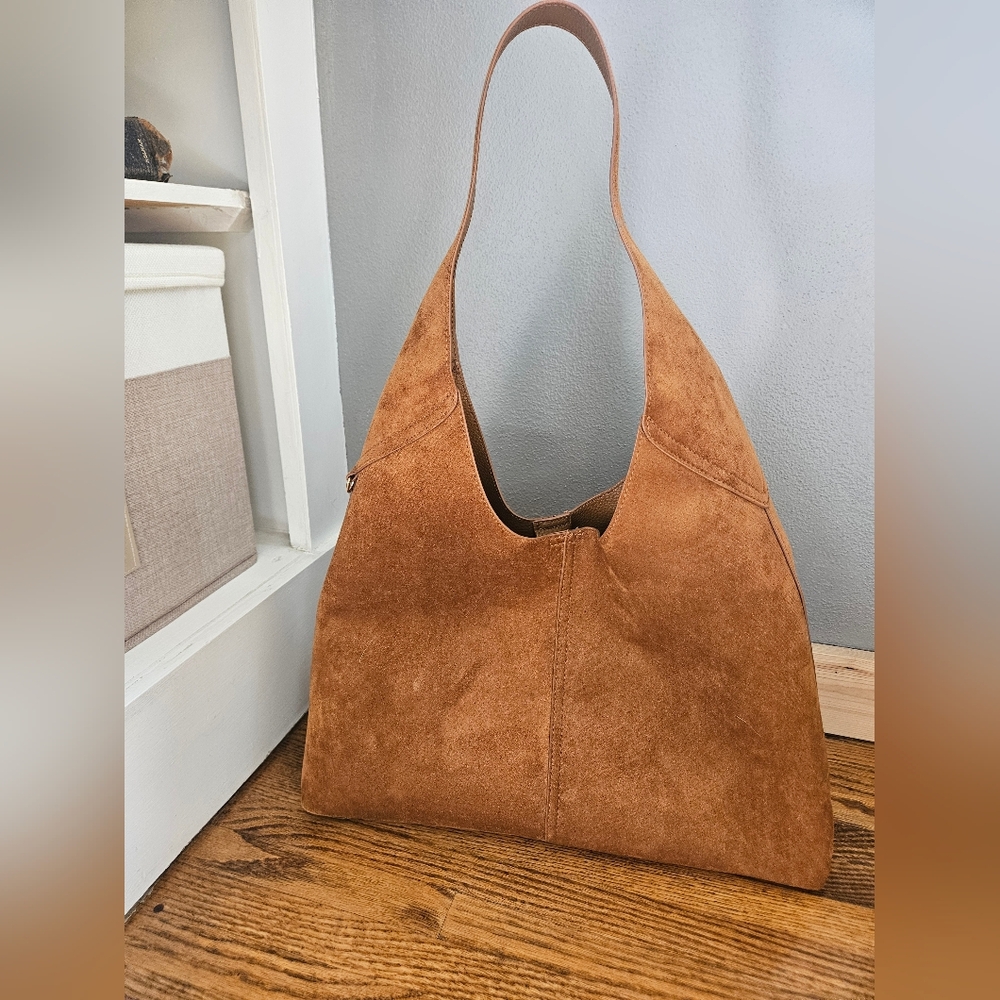 Universal Thread Tan Suede Shoulder Bag